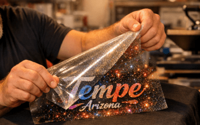Glitter DTF Transfers Wholesale, Same-Day Printing in Tempe AZ